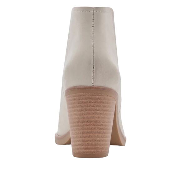 Dolce Vita Women's Spade Ivory Nubuck Leather Boot 8.5 NIB FLAW - Picture 5 of 10